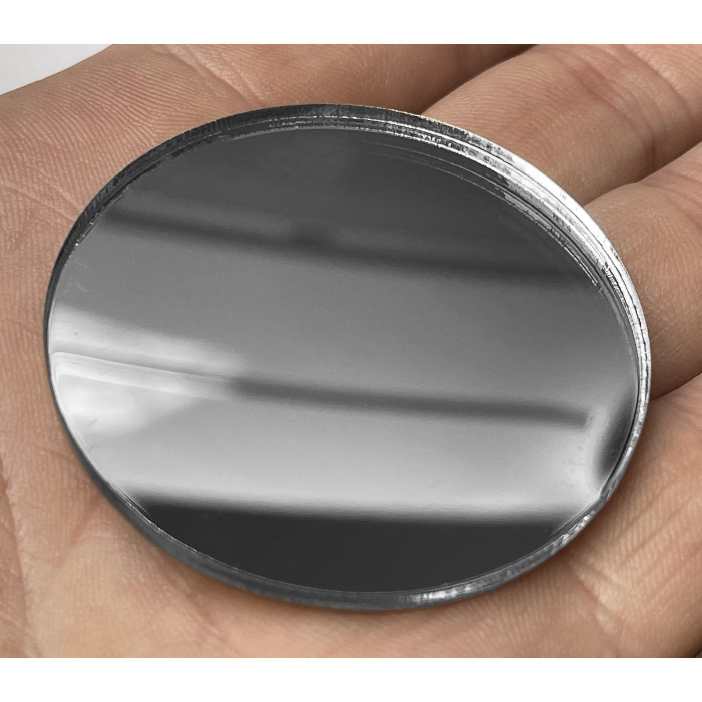 Círculo/elipse de espejo (tamaño y color a elegir, 3 mm de