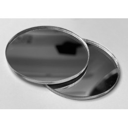 Círculo/elipse de espejo (tamaño y color a elegir, 3 mm de
