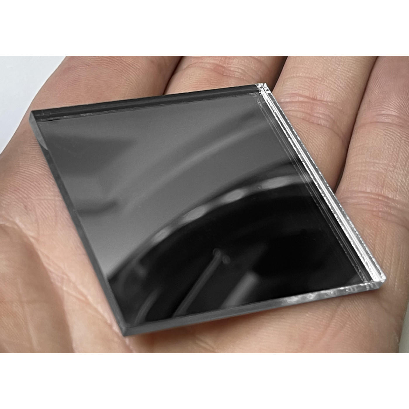 Espejo cuadrado/rectangular (tamaño y color a elegir, 3 mm de