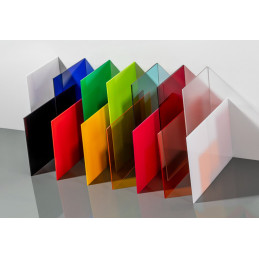 Akryl spejl bundplade (40x30 cm, 3 mm tykkelse, mange farver
